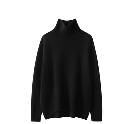 Pull à col roulé doux et confortable pour femme
