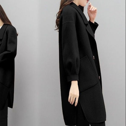 Manteau mi-long femme style japonais & coréen