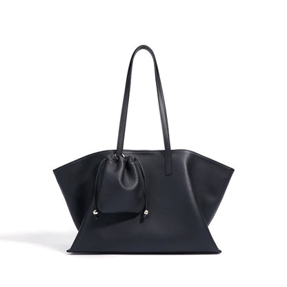 Sac cabas élégant avec pochon assorti – grand format pratique et chic