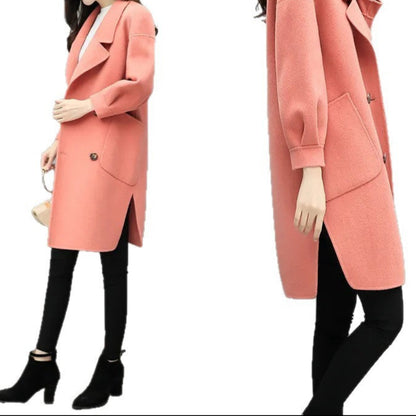 Manteau mi-long femme style japonais & coréen